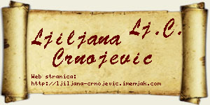 Ljiljana Crnojević vizit kartica